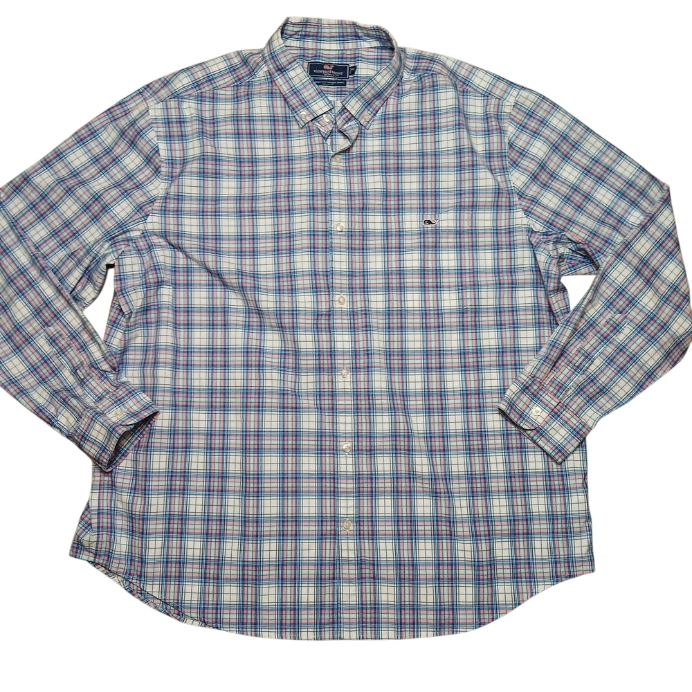 Vineyard Vines Plaid Classic Fit Tucker Button Down Shirt